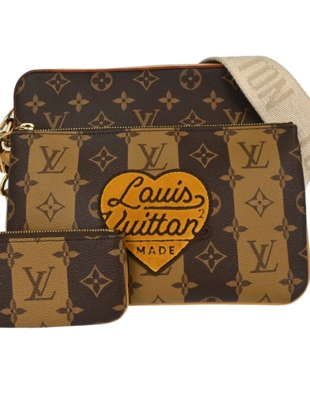 Louis Vuitton Monogram Stripe Trio Messenger